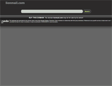 Tablet Screenshot of lionmail.com